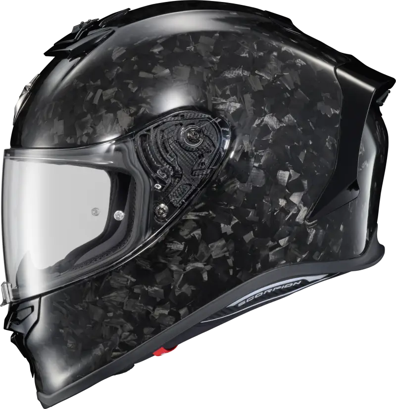 Exo R1 Air Full Face Helmet Carbon Onyx Gloss Black Lg - SCORPION EXO