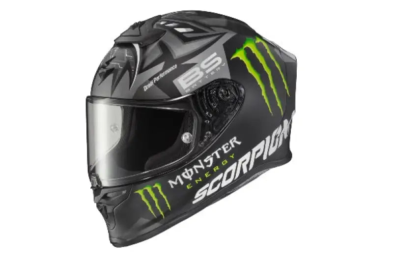 Exo R1 Air Helmet Quartararo Monster Energy Silver Lg