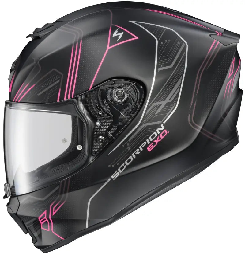 Exo R330 Full Face Helmet Bendr White/Pink Lg - SCORPION EXO