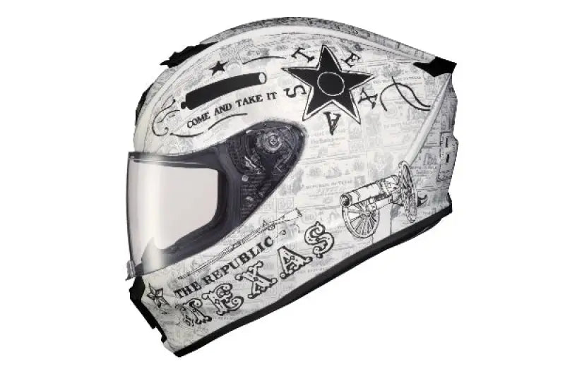 Exo R420 Full Face Helmet Lone Star White 3x