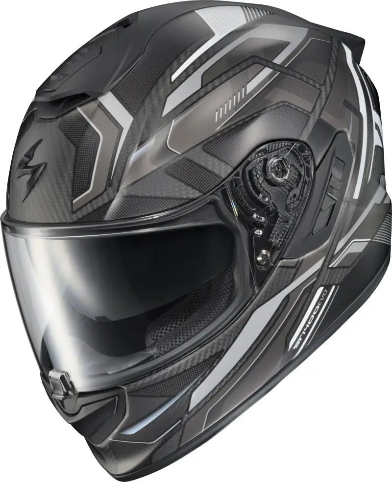 Exo St1400 Evo Carbon Helmet Hex Matte Grey Md