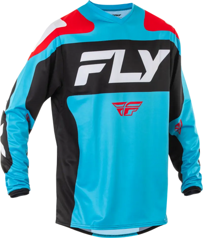F 16 Jersey Cyan/Black/White Sm