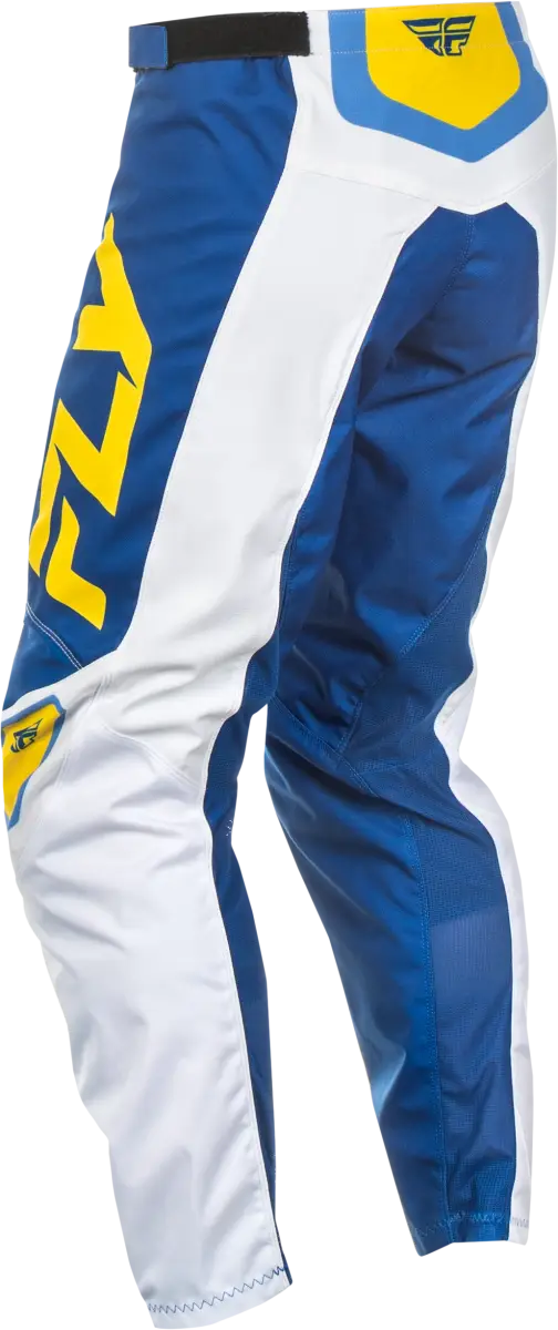F 16 Pants White/Dark Blue/Yellow Sz 32