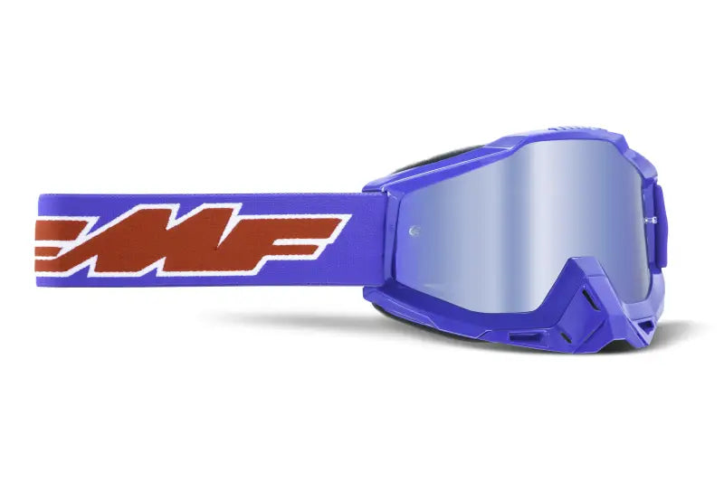 F-50037-00002 FMF VISION Powerbomb Goggle Rocket Blue Mirror Blue Lens