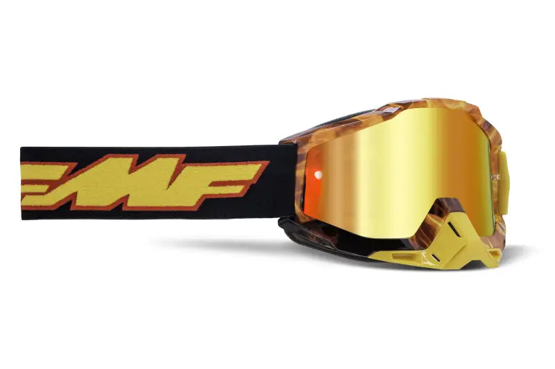 F-50048-00004 FMF VISION Powerbomb Youth Goggle Spark Mirror Red Lens