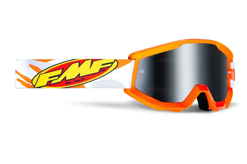 F-50055-00001 FMF VISION Powercore Youth Goggle Assault Grey Camo Mirror Silver Lens