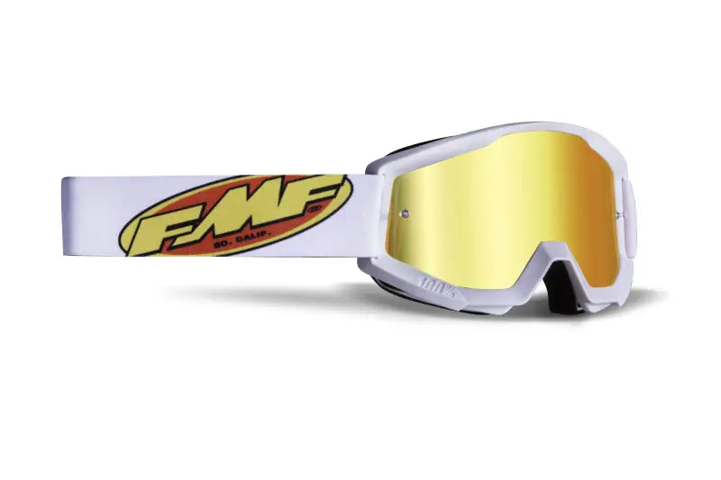 F-50055-00006 FMF VISION Powercore Youth Goggle Core White Mirror Red Lens