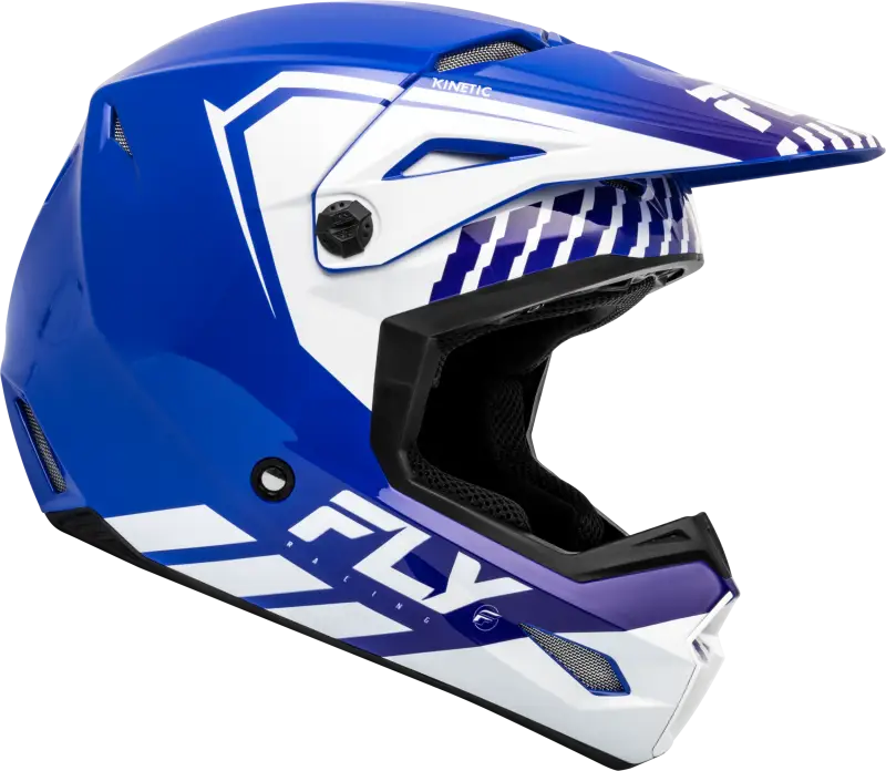 F73-8656XS Kinetic Menace Helmet Blue/White Xs - RV and Auto Parts