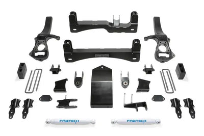 Fabtech 2019 GM C/K1500 6in Basic System w/Perf. Shocks - Truck & Automotive
