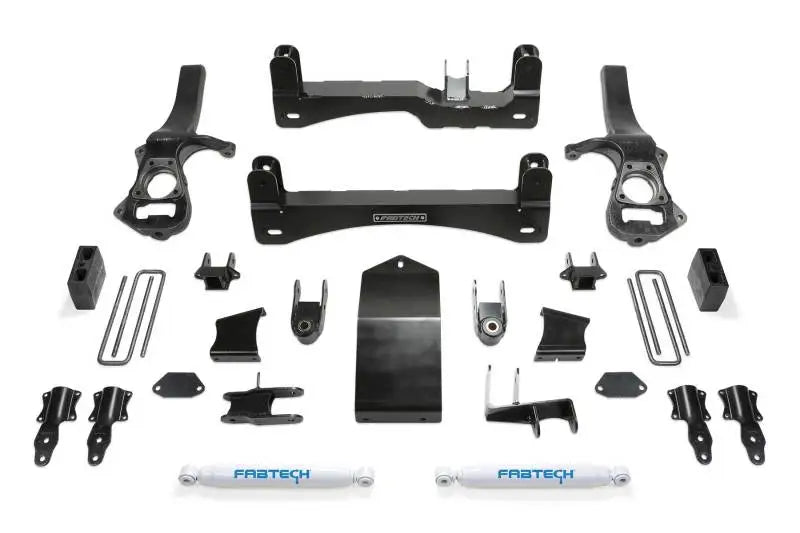 Fabtech 2019 GM C/K1500 6in Basic System w/Perf. Shocks - Truck & Automotive