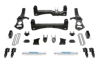 Fabtech 2019 GM C1500 2WD 6in Basic System w/Perf. Shocks - Truck & Automotive