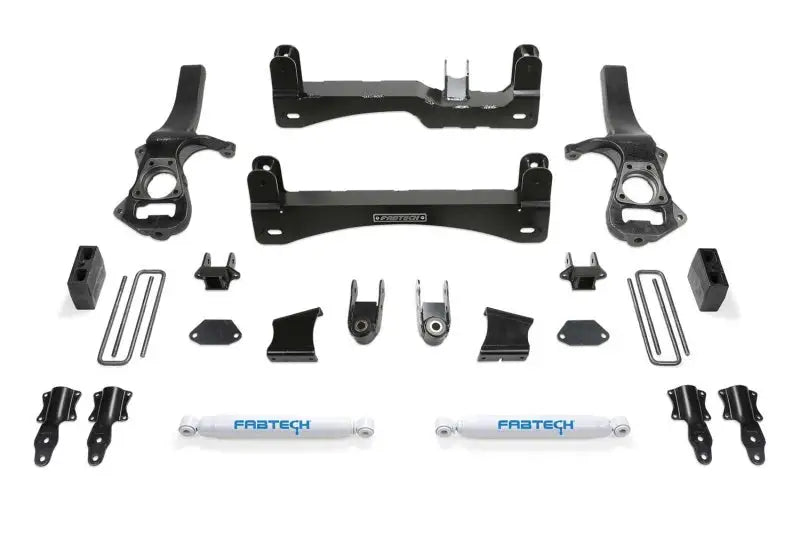 Fabtech 2019 GM C1500 2WD 6in Basic System w/Perf. Shocks - Truck & Automotive