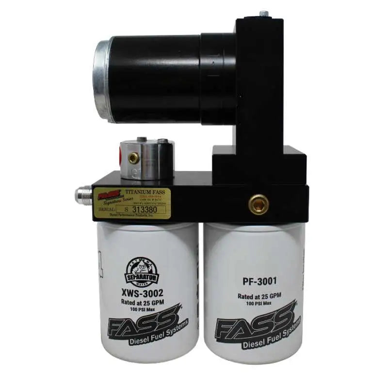 FASS Class 8 165gph/16-18psi Titanium Signature Series Fuel Air Separation System 