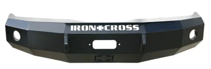 FB-1400 Ironcross Ford Bronco front bumper with black iron cross design