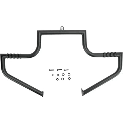 Black motorcycle engine guard FB102-1/09 for FLH Touring with hardware included