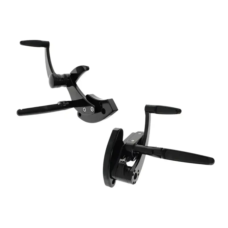 Pair of black hawg halters FCK-S18A-FR softail forward boat throttle control levers
