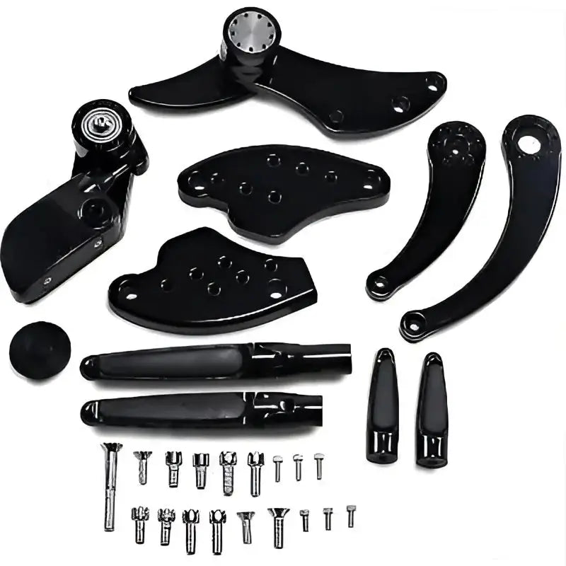 Black Hawg Halters FCK-S18A-F Softail Forward Control Footpegs and Hardware