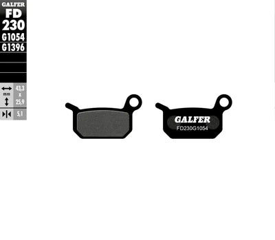 FD230G1054 Brake Pads Semi Metallic Fd230g1054 - Semi-Metallic