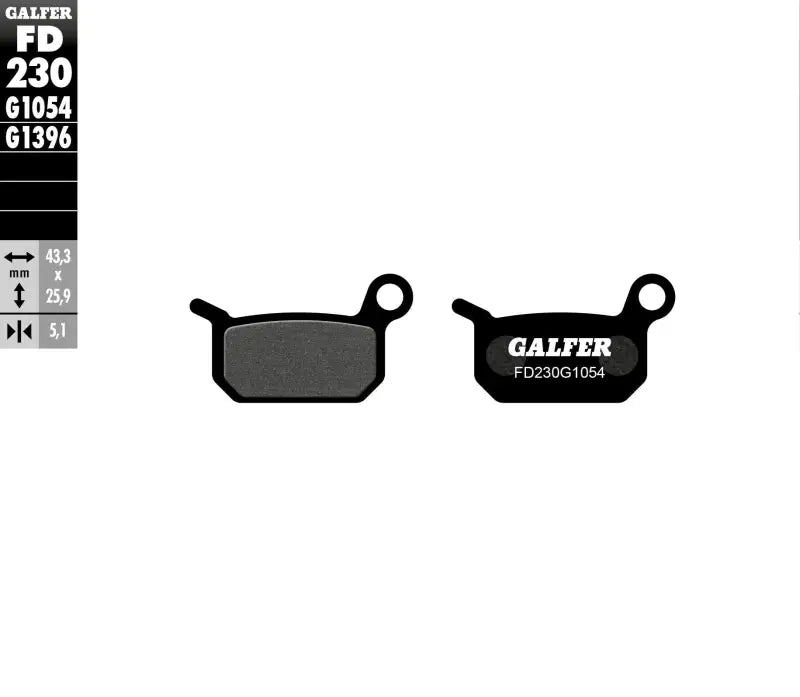 FD230G1054 Brake Pads Semi Metallic Fd230g1054 - Semi-Metallic