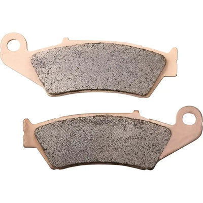 Copper-colored brake pad with textured gray friction material for FD259G1370 Galfer brake pad