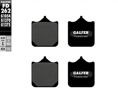 FD262G1054 Brake Pads Semi Metallic Fd262g1054 - Semi-Metallic