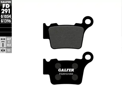 FD291G1054 Brake Pads Semi Metallic Fd291g1054 - Semi-Metallic