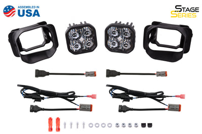 Diode Dynamics SS3 Sport Type F2 Kit - Yellow SAE Fog - DD6240