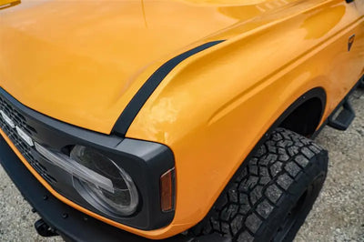 Fender Hook Delete Used To Replace The Factory Tie Down Hooks; Powder Coat; Black; Die-Cast Aluminum; With Installation