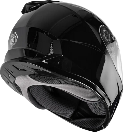 Ff 49s Full Face Snow Helmet Black W/Electric Shield 3x - Powersports