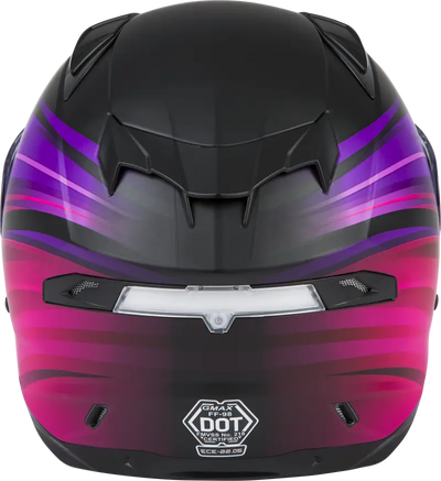 Ff 98 Full Face Osmosis Helmet Matte Black/Pur/Red Lg 