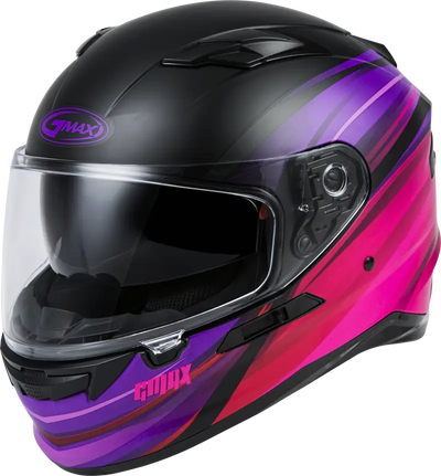 Ff 98 Full Face Osmosis Helmet Matte Black/Pur/Red Lg 