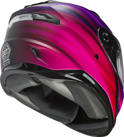 Ff 98 Full Face Osmosis Helmet Matte Black/Pur/Red Md 