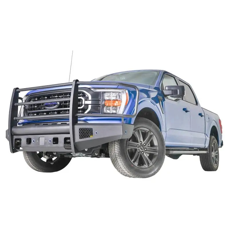 FF21-R5060-1 Fab Fours Black Steel Front Bumper