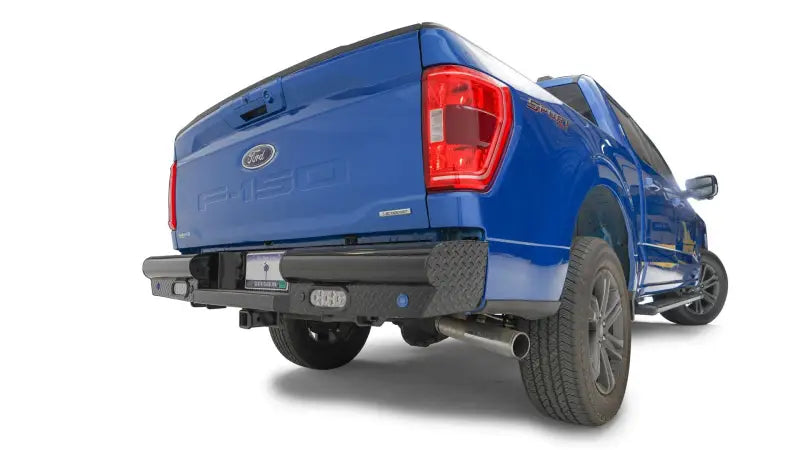 FF21-T5050-1 Fab Fours Black Steel Rear Bumper