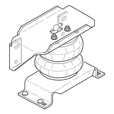 Firestone Ride-Rite Air Helper Spring Kit Rear GM & F350/F450 Cab Chassis (W217602176) - Truck Automotive