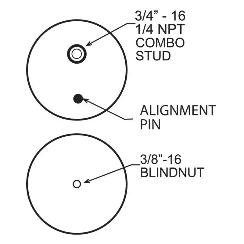 Firestone Ride-Rite Replacement Bellow 224CZ (For Kit PN 2596 / 2299 / 2597 / 2550) (W217606401) - Truck & Automotive