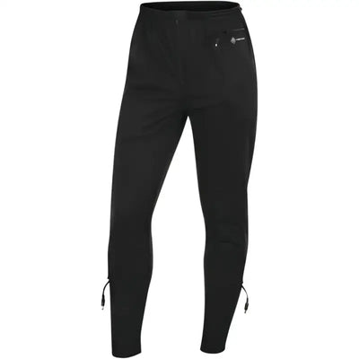 Black athletic heated pants for women in extra small from FIRSTGEAR Heated Pants Liner