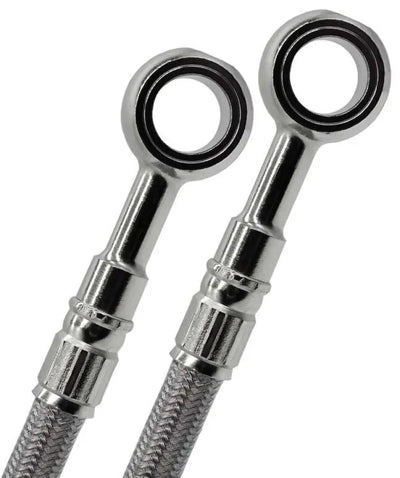 FK003D186-2 Brake Line Front Zx6r - Stainless Steel Hydraulic