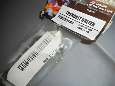Aftermarket FK003D289R Galfer stainless steel motorcycle brake line kit for rear Kaw