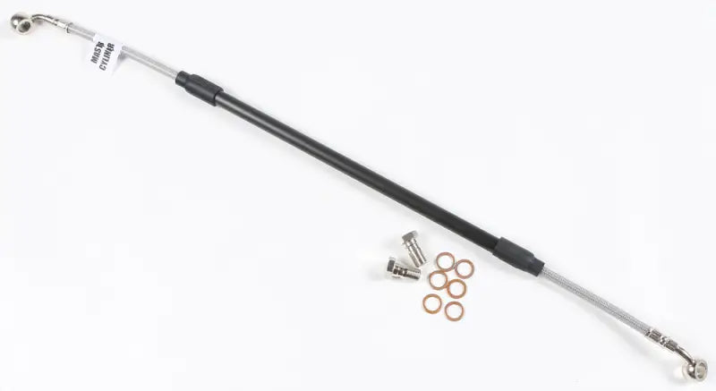 FK003D412R steel brake line with fittings for Kawasaki and Suzuki rear motorcycle brakes