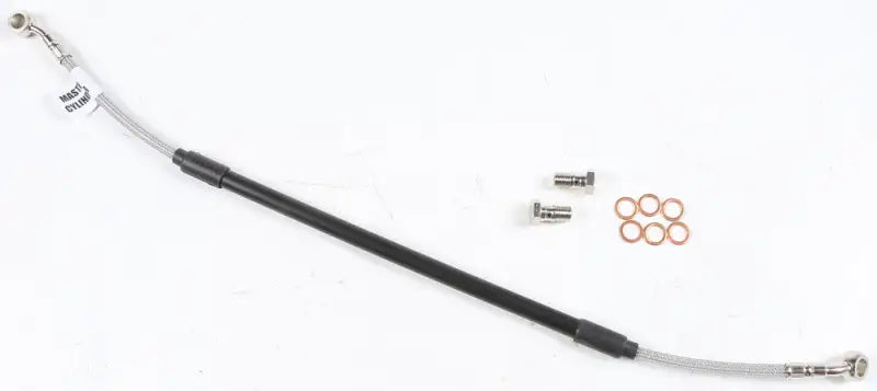 FK003D479R stainless steel brake line with black sleeve and fittings for Suzuki Rear