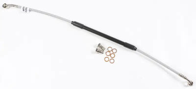 Braided stainless steel brake line FK003D481-1 Galfer with fittings and washers