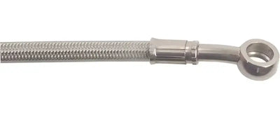 Braided stainless steel brake line FK003D540-2 with banjo fitting for 749r/999r/999s