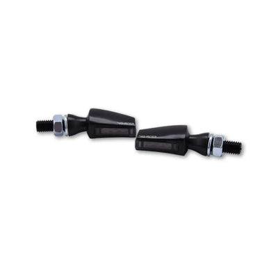 HIGHSIDER Flight Led Turn Signal Smoked Lens Pair for Powersports