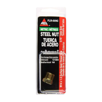 Floor-009C AGS Steel Tube Nut 5/16 (M14 - End Fitting