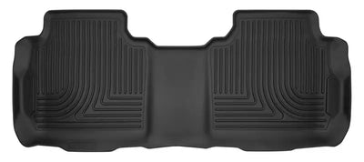 Black floor liner, molded fit, raised channels and edges, thermoplastic elastomer (TPE), 1 piece from Husky Liners - X-act Contour series.