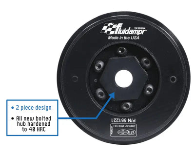 Fluidampr 91-08 VW Golf/05-12 Passat B6/B7 / 03-10 Audi TT Steel Internally Balanced Damper - 551221