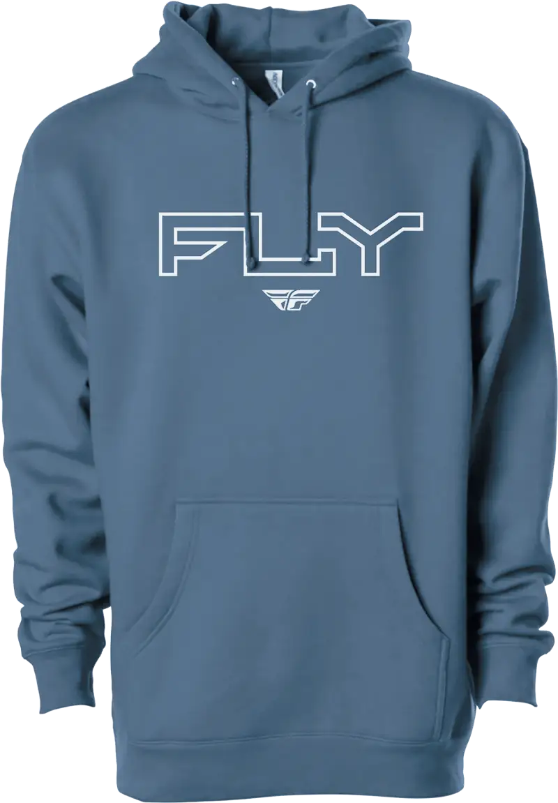 Fly Racing 354-03072 Youth Edge Hoodie Storm Blue Yl/Yx - Hoodies