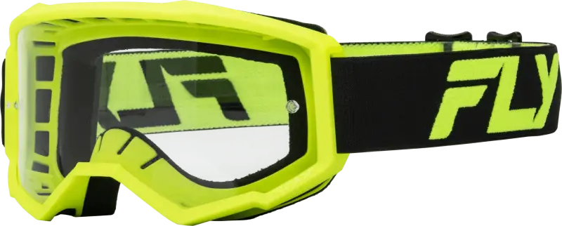 Youth Focus Goggle Blk/Hi-Vis W/ Clear Lens