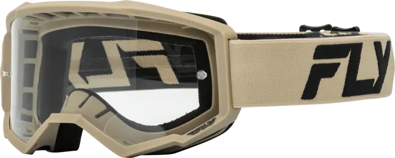 Focus Goggle Khaki/Black W/ Clear Lens